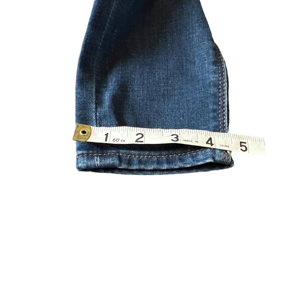 Express Womens Distressed Floral Embroidered Skinny Legging Jeans Size 0 Cotton - Picture 14 of 16